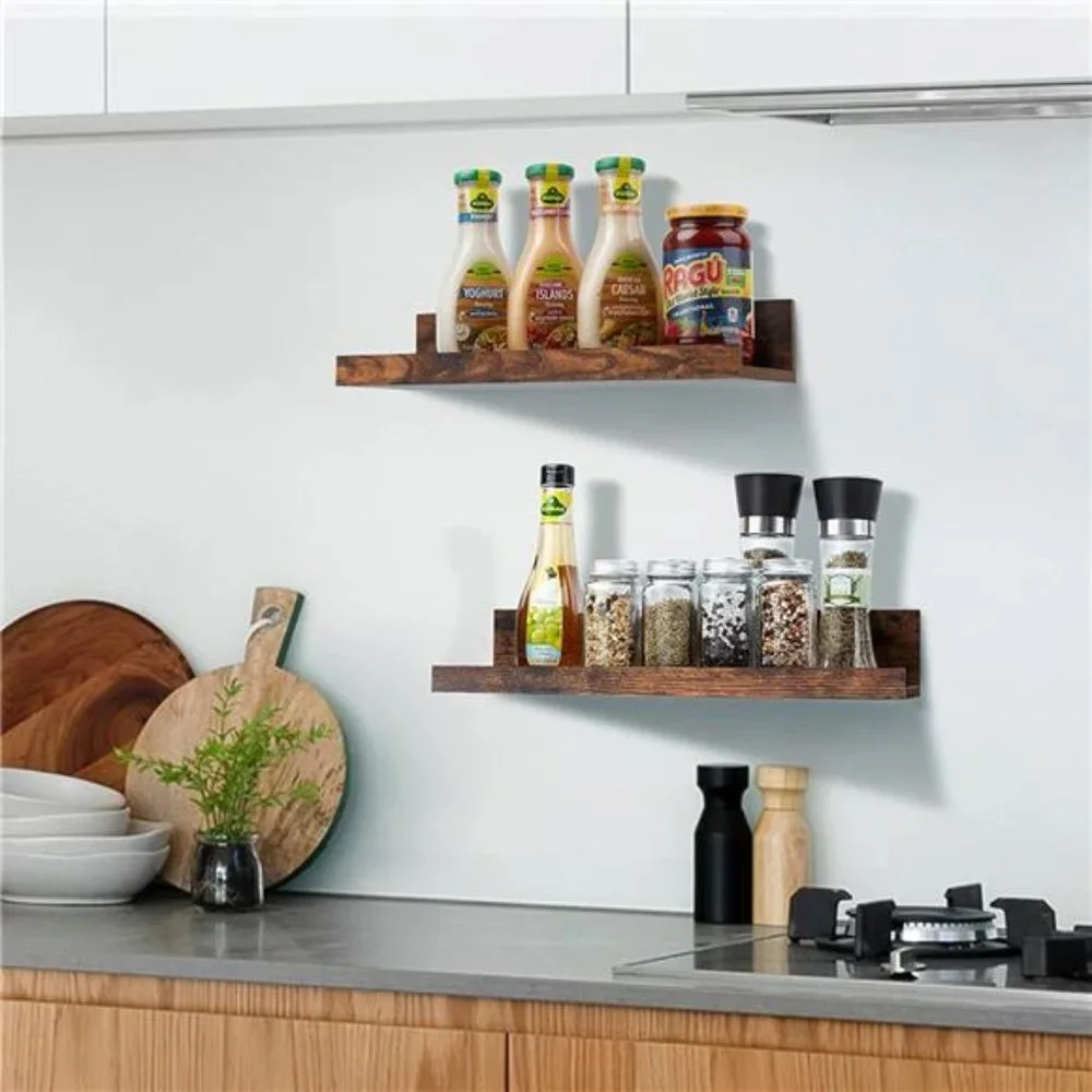 Set of 5 Home Floating Shelves for Wall Décor Storage, Shelves Wall Mounted